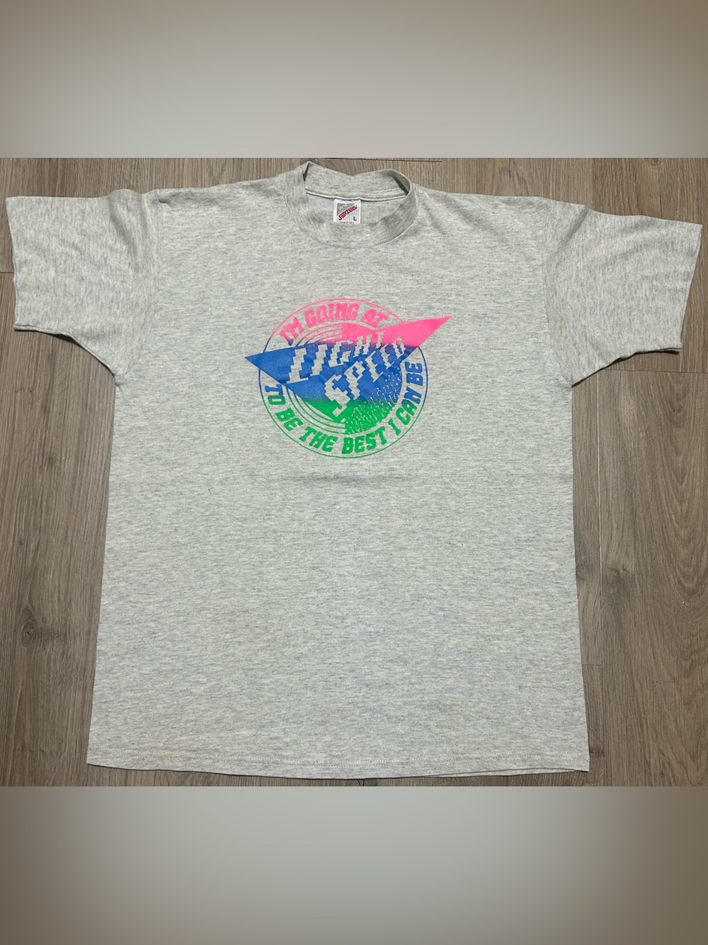 Rare vintage 80’s anti drug campaign single stitched Graphic tee size L